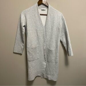Babaton Light Gray Lance Wool Blend Open Cardigan Women’s Small